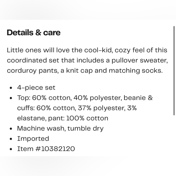 PL Baby By Petit Lem 4-Piece Colorblock Knit Set - Picture 7 of 11